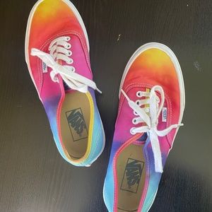 Vans rainbow tie dye low sneakers